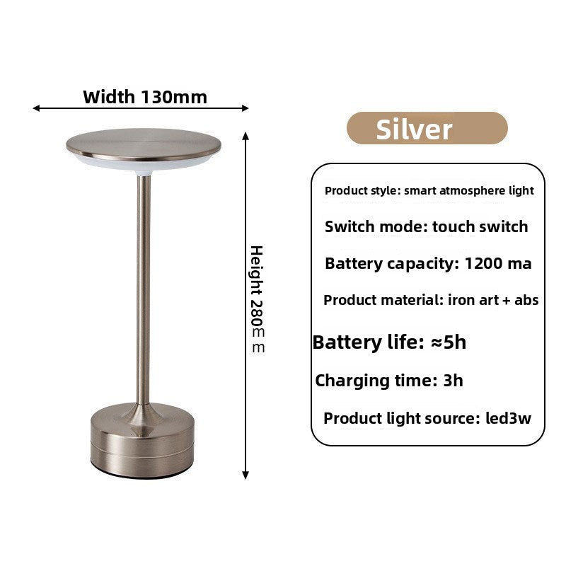 Touch Control Retro Table Lamp for Home and Camping