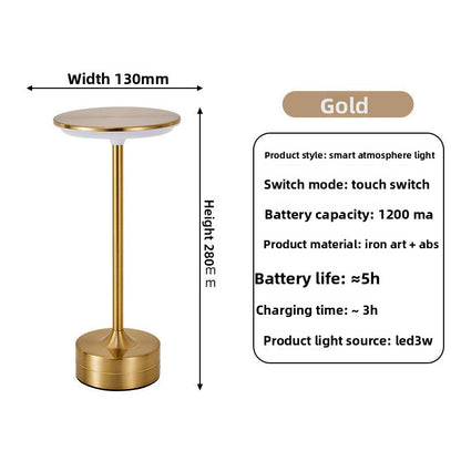 Touch Control Retro Table Lamp for Home and Camping