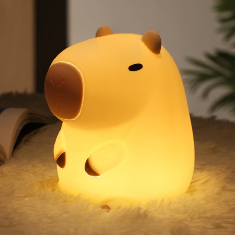 Cute Cartoon Capybara LED night light