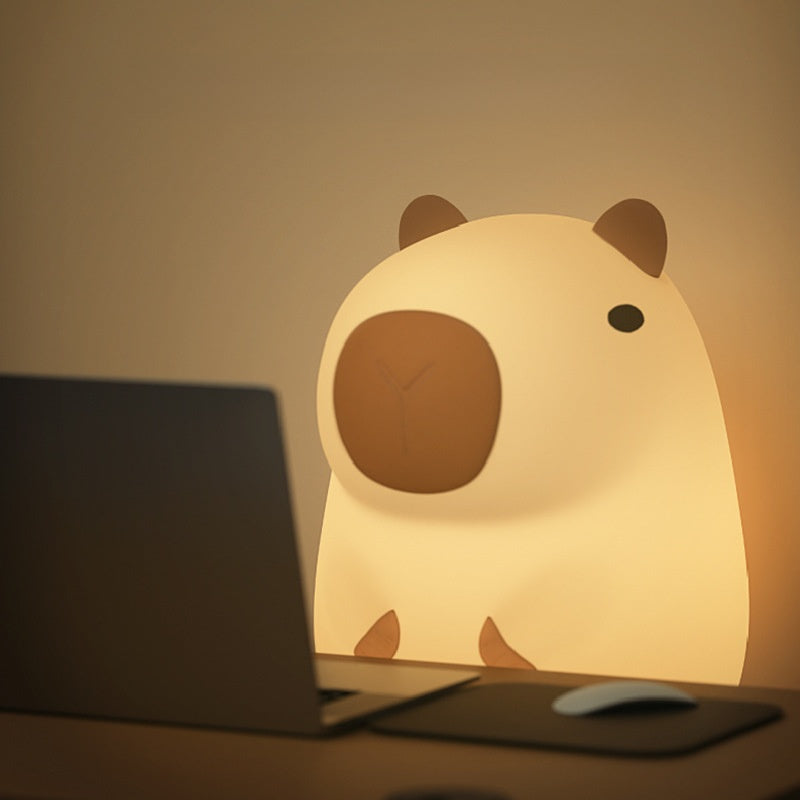 Cute Cartoon Capybara LED night light