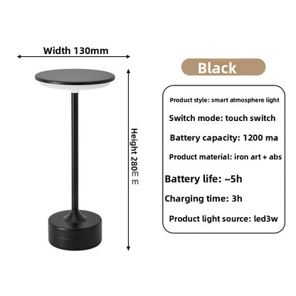 Touch Control Retro Table Lamp for Home and Camping