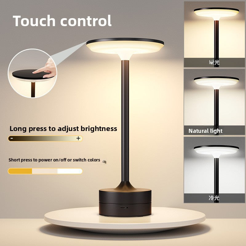 Touch Control Retro Table Lamp for Home and Camping