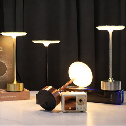 Touch Control Retro Table Lamp for Home and Camping