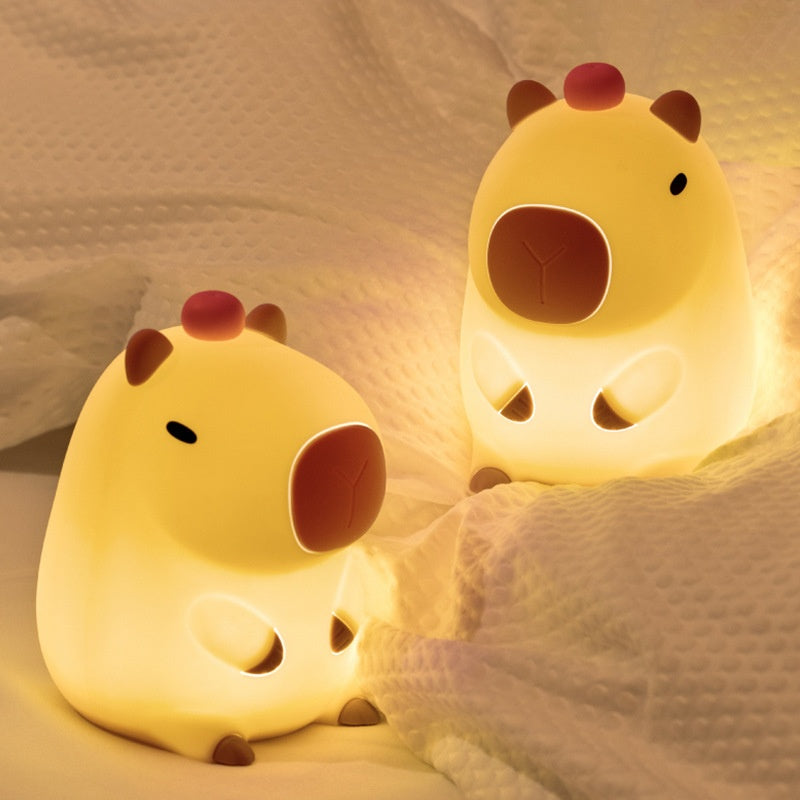 Cute Cartoon Capybara LED night light